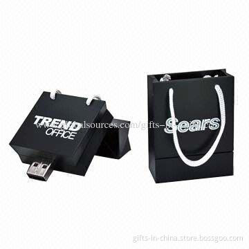 1-64GB Promotional Shopping Bag USB Flash Drives